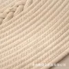 Oreiller 1 pc Pure Coton Corde à plancher tissé tapis rond des tapis de fitness maison Home Room Bedroom Tapis lavé Cortes de décoration
