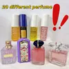 20種類の女性の香水オアデトイレット強い匂いEDPデザインブランド女性香水ケルンボディスプレー消臭剤香水