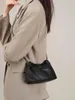 Hobo 2024 Trend Chain Armpit Bag Premium Cloud Pleated Cowhide Crossbody Golden Ball Women's