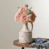 Вазы скандинавской керамической вазы цветочный эстетический гидропонный дизайн