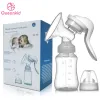Bröstpumpar 1 st engelska förpackning manuell bröstpump postpartum produkter för gravida kvinnor silikon bröst pump bröst pump