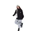 2024 Frühlings- und Herbst Europäische Modemarke Zipper Coat Casual Lose Outdoor Mountaineering -Anzug Rushing Kapuzenplatte für Frauen