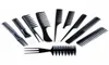 TAMAX CB001 10PCSSet professionele haarborstel kam salon antistatisch haarkammen Hairbush Hairdressing Combs Hair Care Styling To2422651