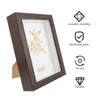 Ramki shadow box wyświetlacz kwiecisty obrazek ramy ślubnej bukietu pamiątki medale POS pamięć dla pamiątek próbka suszona