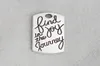 Fashion Trendy Find Joy in the Journey Alloy Tag Tag Charms Single Message Charms 1020mm 100pcs AAC5713518155