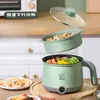 Elektrisk matlagningspott sovsal Student Noodle Cooking Non Stick Pot Multi Funktionell hushåll Electric Hot Pot Liten mini Enskild person Liten Electric Pot