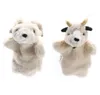 Härlig gethand dockad baby barn barn utveckling mjuk docka plysch leksak förälder barn interaktiv spel hand puppet3973055