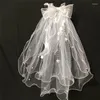 ベレット女性ティーパーティー透明な糸の装飾ヘッドアクセサリーの花嫁の帽子