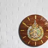 Wandklokken Arabisch decor Home Clock Muslim Eid al-driedimensionale vintage ronde Azan