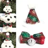 Dog Apparel Creative Pet Cat Christmas Hat Bow Tie Funky Xmas Party Decoration