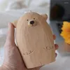 Vases Log Mute Bear Flower Flower Flower Maison Créative Creative Creative Gift