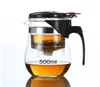 Vendita calda 500 ml da 750 ml da 1000 ml di bottiglia d'acqua Resistente alla pentola in vetro set di fiori Coffee Pot Bouteille9105052