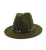 Cappelli di Fedora Jazz 2019 per lana di lana con cappelli a bordo piatto e cappello a cilindro per donne uomini unisex8629712