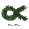 Decorative Flowers Artificial Christmas Garland Decorations Green Xmas For Party Wedding Stairs Table Outside