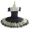 Stage Wear Ballet Costume Romantic Tutu Lace Professional Women Swan Flower Dress Rok Baby Kids Peuter Girls Dance