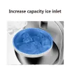 80kg/s Ticari buz kırıcı elektrikli traş buz makineli süt çay dükkanı küçük buz yapımcısı