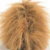 Hundkläder Pet Dressing Costume Lion Mane Neckchief Collar för Halloween /Party /Festivals (Brown) Big