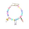 Hondenkleding Pet Candy Color Parels ketting Kraag ornament voor vrouwelijke kat kleine medium puppy teddy sieraden accessoires