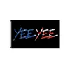 Yee yee drapeau américain double drapeau cousé 3x5 ft bannière 90x150cm cadeau 100d imprimé vente7382329