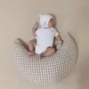 Oreiller Ins Moon Shape Throw Born Baby Sleeping Oreads Enfants Enfants