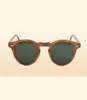Wholesale-Gregory Peck Brand Designer men women Sunglasses oliver Vintage Polarizs OV5186 retro Sun glasses de sol OV 51861896364
