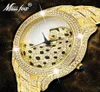 Miss Fox Rola Watch Men Diamond Gold Mens Watche Top Black Prosty Tiger XFCS Business Men039s Quartz Watchs3611278