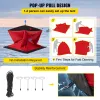 Rakare VeVor Ice Fishing Shelter Portable Popup Waterproof and Windsectint Tent Easy Setup för utomhus Winter Fishing Camping