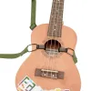 Hanger Guitar Strap Colorful Ukulele Shoudler Strap Breathable Cotton Punchfree Double Hook Strap