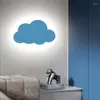 Lampada da parete nuvola moderna soggiorno per bambini decorazione decorazione a led habitacion adolescente apliques lampara hwl-206