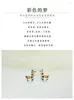 Pendientes de tachuelas Real 925 Color de plata esterlina para mujeres Fashion Fashion Sterling-Silver-Jewelry Brinco Brinco