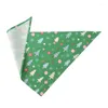 Hondenkleding Pet Neck Kerchief voor Kerstmis en Cat Small Bandana met Pattern Birthday Gift Drop