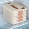 Storage Bottles Multi-layer Dumpling Box With Lid Refrigerator Fresh For Kitchen Organize Container