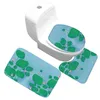 Chaptes de bain Zeegle Set Toilet Tops Anti Slip Floor Mat Salle de bain Carpets Bathmat Shower Room