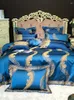 Bedding Sets All Cotton Pure Four Tribute Silk Jacquard Light Luxury Embroidery Bed Cover Sheets Set Home