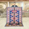 Carpets 122x183cm Handwoven Silk Tribal Area Rug Home Furniture Luxury Carpet (BL102)