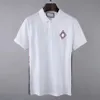 Designer Polo Shirts Men Men Polos de luxo Casual Mens camiseta de serpente de abelhas impressão bordada moda de rua High Street Man Tee 0001