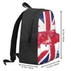 Рюкзак Union Jack Flag Flag Baxpacks Boys Girls Book Book Bound Детские школьные сумки мультфильм Rucksack ноутбук сумка для плеча большой емко