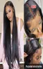 Long Glueless 13x4 Spets Front Human Hair Wigs Pre Plucked Brasilian Straight Frontal Wig For Black Women4695001