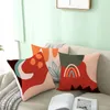 Pillow Minimalist Abstract Morandi Cover Decorations For Home Ornament Happy Year Christmas Decor 2024