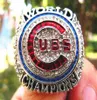 2016 Chicago Cub S Beyzbol Takımı Şampiyonluk Şampiyonası Yüzük Kolye Kolye Rizzo Bryant Zobrist Baez Schwarber Hatıra Erkekleri Fan6568362