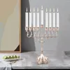 Posiadacze świec 9 Oddziały uchwyt stołowy Candelabrum stojaki Menora Hanukkah na świąteczne przyjęcie ślub