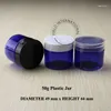 Garrafas de armazenamento 50g Creme de estimação Recipientes de máscara facial de máscara de pet -jar