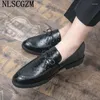 Dress Shoes Office 2024 mocassini da uomo Coiffeur Oxford for Men Abito da lavoro Slip formale su Zapatos Hombre italiano