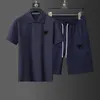 Designers de luxo masculino de pistas esportivas camisetas de polos de pó de pó de pó de sweatershirts moda masculina pólo pólo rastreio de duas peças casais de verão ternos de camisa