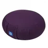 Pillow Yoga Mat Buckwheat Zafu Meditation Circular Comfortable Portable Fitness Cotton Removable Washable Cover