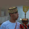 Berretti di preghiera Caps uomini ricami del turbante arabo turco islamico