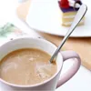 Coffee Scoops Stainless Steel Tableware Spoon With Smooth Feel Premium Material For Sugar Dessert Stirring Mixing JS22