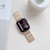Faixas magnéticas pulseira de aço inoxidável tiras ajustáveis tiras de faixa watchband para as séries do relógio Apple 3 4 5 6 7 8 9 iwatch 40/41mm 44/45mm Ultra 49mm
