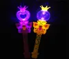 Whole Novelty Kids Light Flashing Princess Fairy Magic Wand Sticks Girls Party Favor Cheer Supplies 1977 V24001852