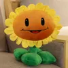 30cm Plants vs Zombies Plush Breathed Toys PVZ Peashooter Chomper Girassol Presum